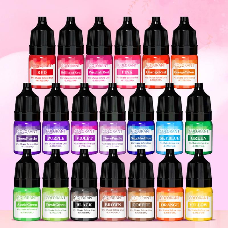 Soy Wax - 5 ml/Şişe Mum Balmumu Pigment Renklendirici