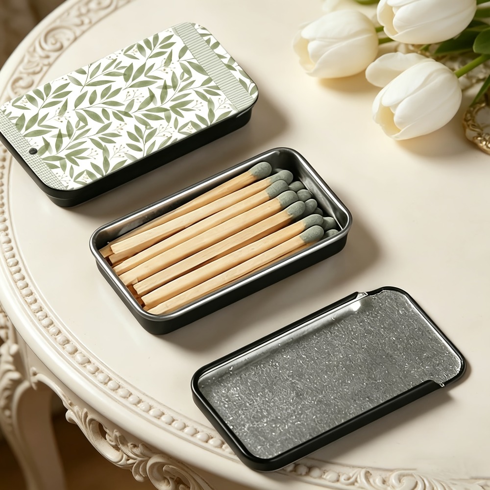 Yeşil Yaprak Desenli Teneke Ki - Candle Lighter incelemesi ve fiyatı