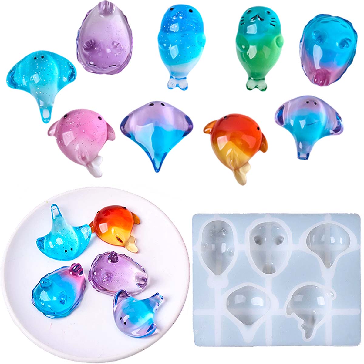 3D Şifalı Kawaii Manta Ray Bal - Candle Molds incelemesi ve fiyatı